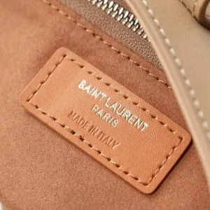 Saint Laurent Le 5 A 7 Hobo Bag Medium Tan Gold Hardware Exact Size Unknown 070