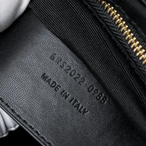 Saint Laurent LouLou Shoulder Bag Medium Black Gold Hardware Exact Size Unknown 048