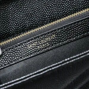 Saint Laurent LouLou Shoulder Bag Medium Black Gold Hardware Exact Size Unknown 064