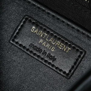 Saint Laurent LouLou Shoulder Bag Medium Black Gold Hardware Exact Size Unknown 085