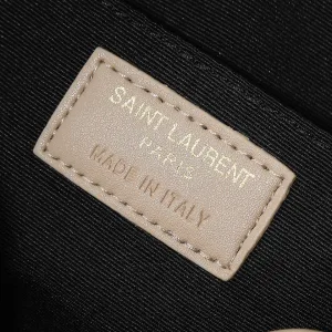 Saint Laurent Camera Bag Small Gray Gold Hardware Exact Size Unknown 117