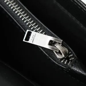 Saint Laurent LouLou Shoulder Bag Medium Black Silver Hardware Exact Size Unknown 229