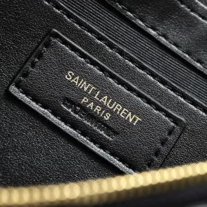 Saint Laurent Puffer Shoulder Bag Large Black Gold Hardware Exact Size Unknown 139