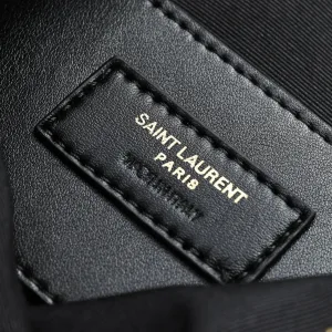 Saint Laurent Puffer Shoulder Bag Large Black Gold Hardware Exact Size Unknown 141