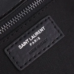 Saint Laurent Puffer Shoulder Bag Large Brown Gold Hardware Exact Size Unknown 240