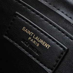 Saint Laurent Puffer Shoulder Bag Large Red Gold Hardware Exact Size Unknown 144