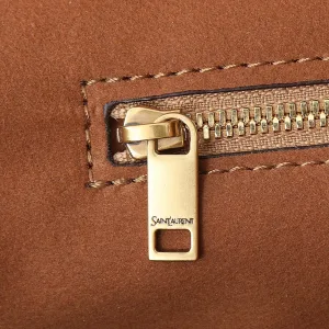 Saint Laurent Shopping Tote Bag Large Tan Gold Hardware Exact Size Unknown 248