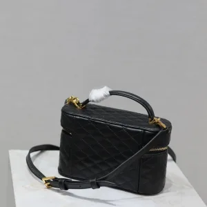 Saint Laurent Vanity Camera Bag Small Black Gold Hardware Exact Size Unknown 029