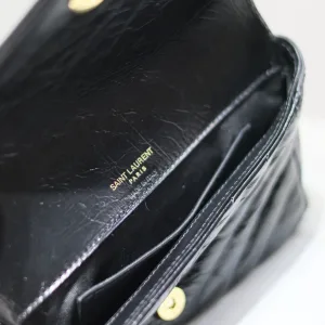 Saint Laurent Vanity Camera Bag Small Gray Gold Hardware Exact Size Unknown 030