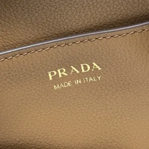 Prada Bucket Bag Medium Caramel Gold Hardware