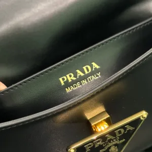 Prada Camera Bag Small Black Gold Hardware