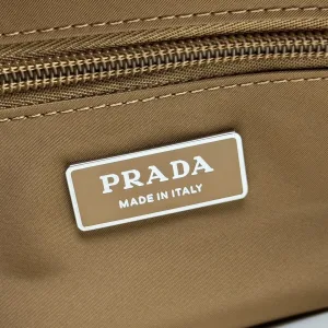 Prada Flap Crossbody Medium Caramel Gold Hardware