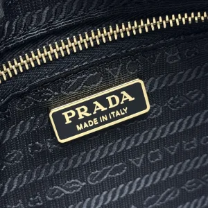 Prada Flap Crossbody Small Taupe Gold Hardware