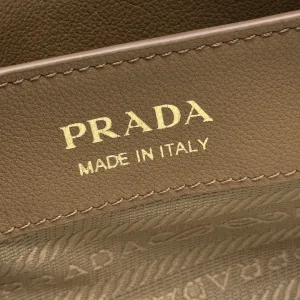 Prada Galleria Top Handle Small Caramel Gold Hardware