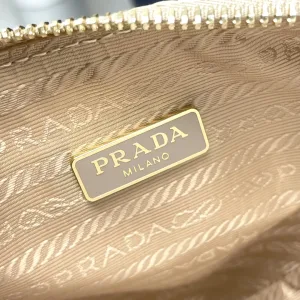 Prada Raffia Gift Set Medium Natural Gold Hardware