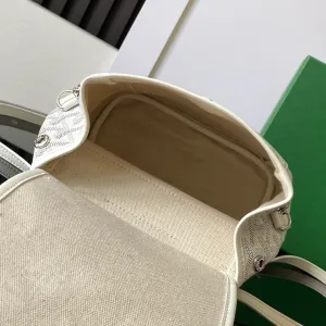 Goyard Alpin Mini Backpack Small White 23cm
