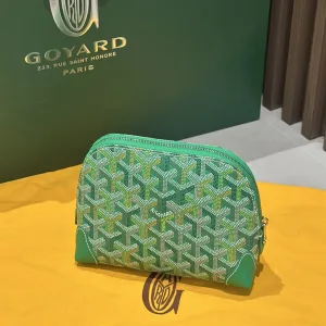 Goyard Senat Pouch Mini Green 16cm