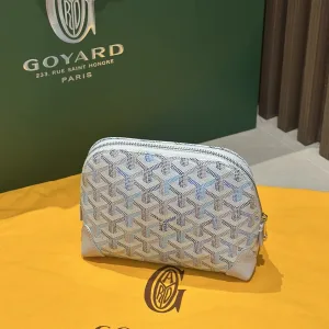 Goyard Senat Pouch Small White 20cm