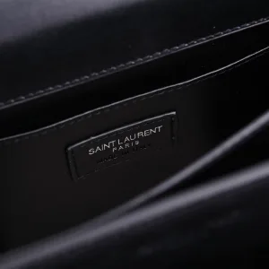 Saint Laurent Kate Chain Bag Small Black Silver Hardware Exact Size Unknown 222