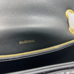 Balenciaga Rodeo Chain Shoulder Large Black Gold Hardware 33cm
