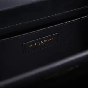 Saint Laurent Kate Chain Bag Small Gray Gold Hardware Exact Size Unknown 207