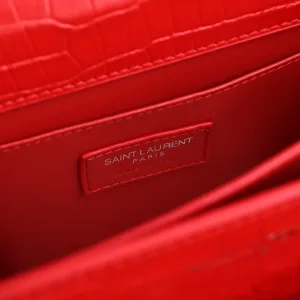 Saint Laurent Kate Chain Bag Small Red Gold Hardware Exact Size Unknown 211