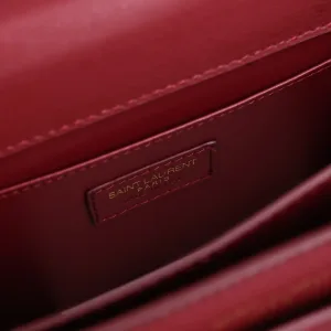 Saint Laurent Kate Chain Bag Small Red Gold Hardware Exact Size Unknown 221
