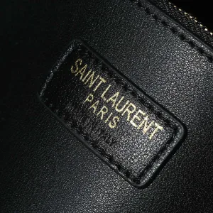 Saint Laurent Le 5 A 7 Hobo Bag Medium Black Gold Hardware Exact Size Unknown 122