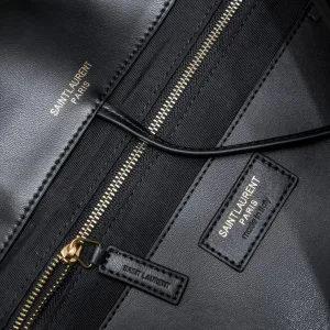 Saint Laurent LouLou Shoulder Bag Medium Black Gold Hardware Exact Size Unknown 048