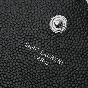 Saint Laurent LouLou Shoulder Bag Medium Black Gold Hardware Exact Size Unknown 123