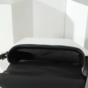 Saint Laurent LouLou Shoulder Bag Medium Black Gold Hardware Exact Size Unknown 260