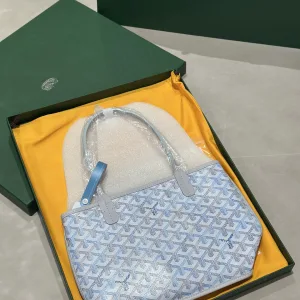 Goyard Anjou Mini Tote Bag Small White 20cm