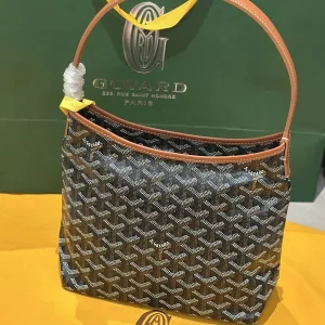 Goyard Rouette Hobo Bag Small Black 22cm