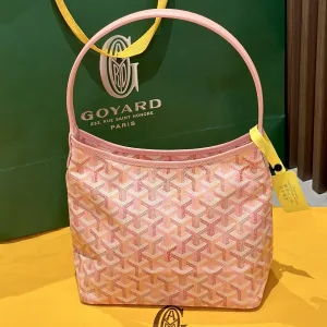 Goyard Rouette Hobo Bag Small Pink 22cm