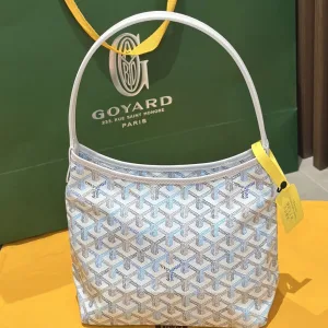 Goyard Rouette Hobo Bag Small White 22cm