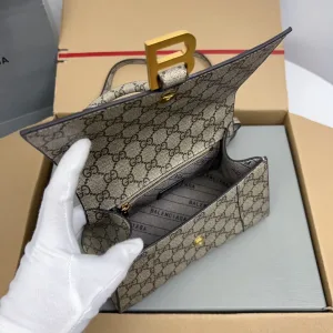 Balenciaga Monaco Chain Bag Small Beige Monogram 25cm