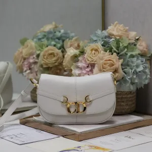Dior Bobby East-West Small 22cm White