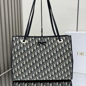 Dior Book Tote Large 42cm Blue Oblique