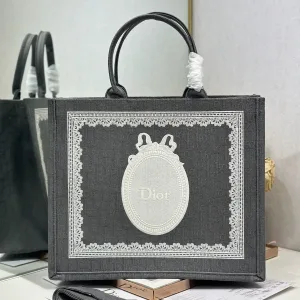 Dior Book Tote Large 42cm Grey Dior Print