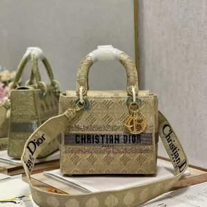 Dior Book Tote Mini 22cm Beige Oblique