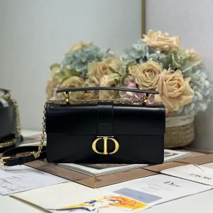 Dior Caro Chain Bag Medium 25cm Black