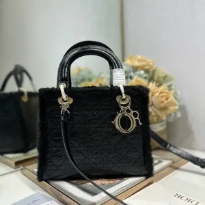 Dior Lady Dior Small 20cm Black Cannage