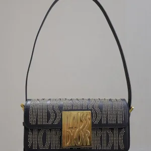 Dior Miss Dior Chain Bag Small 21cm Blue Oblique