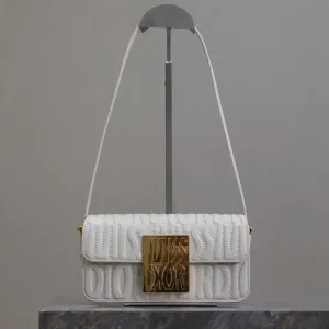 Dior Miss Dior Chain Bag Small 21cm White Cannage