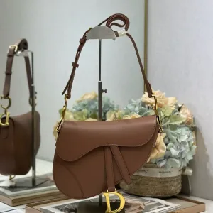 Dior Saddle Small 20cm Brown