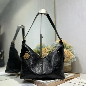 Dior Toujours Hobo Medium 28cm Black Cannage