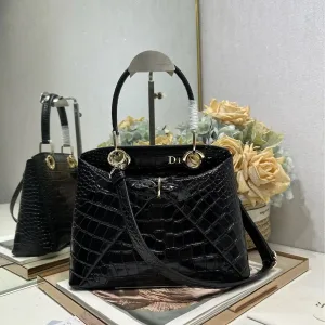 Dior Toujours Small 23cm Black Cannage