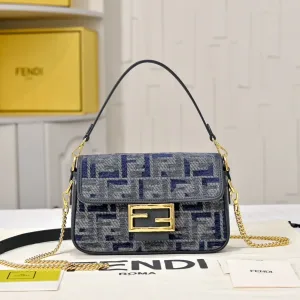 Fendi Top Handle Bag Medium Green Silver Hardware 27cm 02