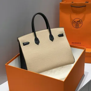 Hermes Birkin Medium Craie White 30cm