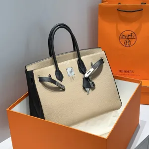 Hermes Birkin Medium Craie White 30cm